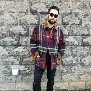 Vintage Ralph Lauren plaid and chordory jacket